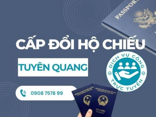 Làm hộ chiếu online tại Tuyên Quang