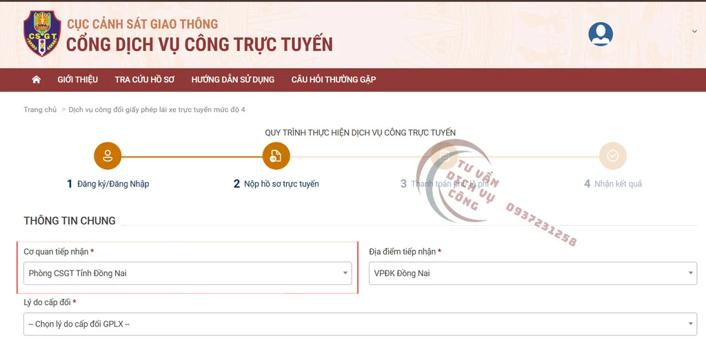 Dịch  vụ đổi giấy phép lái xe tại DONG NAI