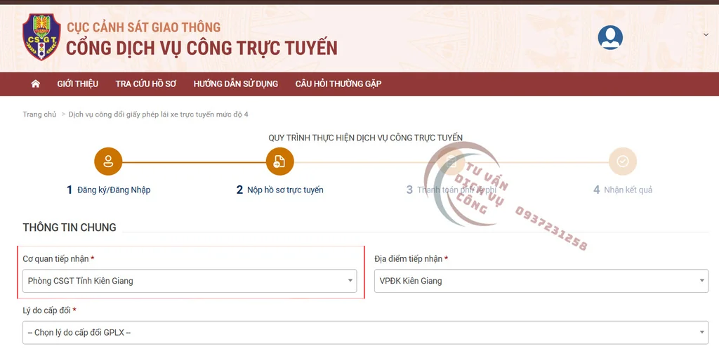Dịch vụ đổi giấy phép lái xe tại Kiên Giang 29
