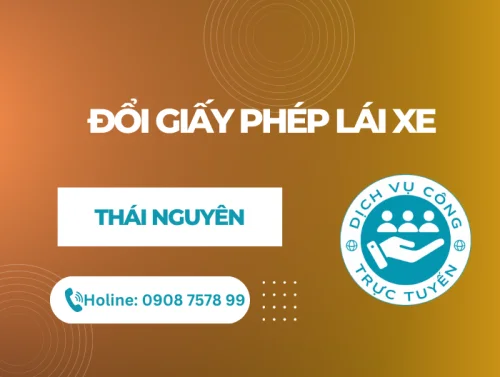 Dịch vụ đổi giấy phép lái xe tại Thái Nguyên