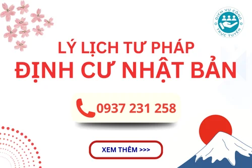 Dịch vụ làm Lý lịch tư pháp Định cư Nhật Bản