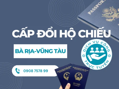 Làm hộ chiếu online tại Bà Rịa - Vũng Tàu