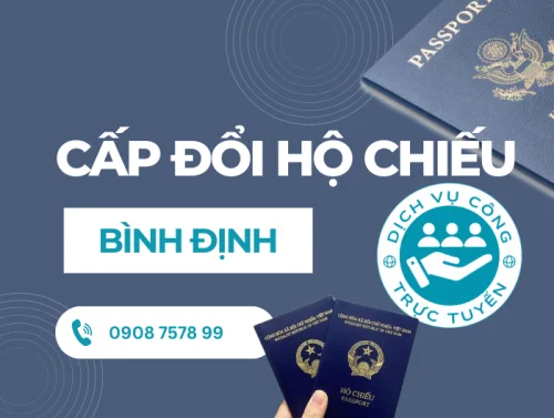 Làm hộ chiếu online tại Bình Định