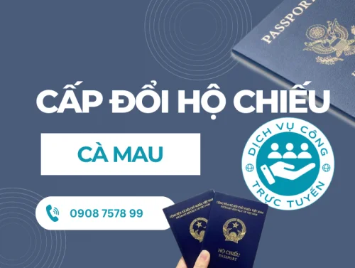 Làm hộ chiếu online tại Cà Mau